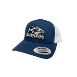 Bloodydecks Rubber Patch Navy Trucker Hat
