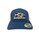 Bloodydecks Rubber Patch Navy Trucker Hat