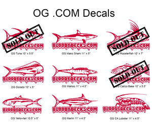 Bloodydecks Sticker Pack- 3 Decals